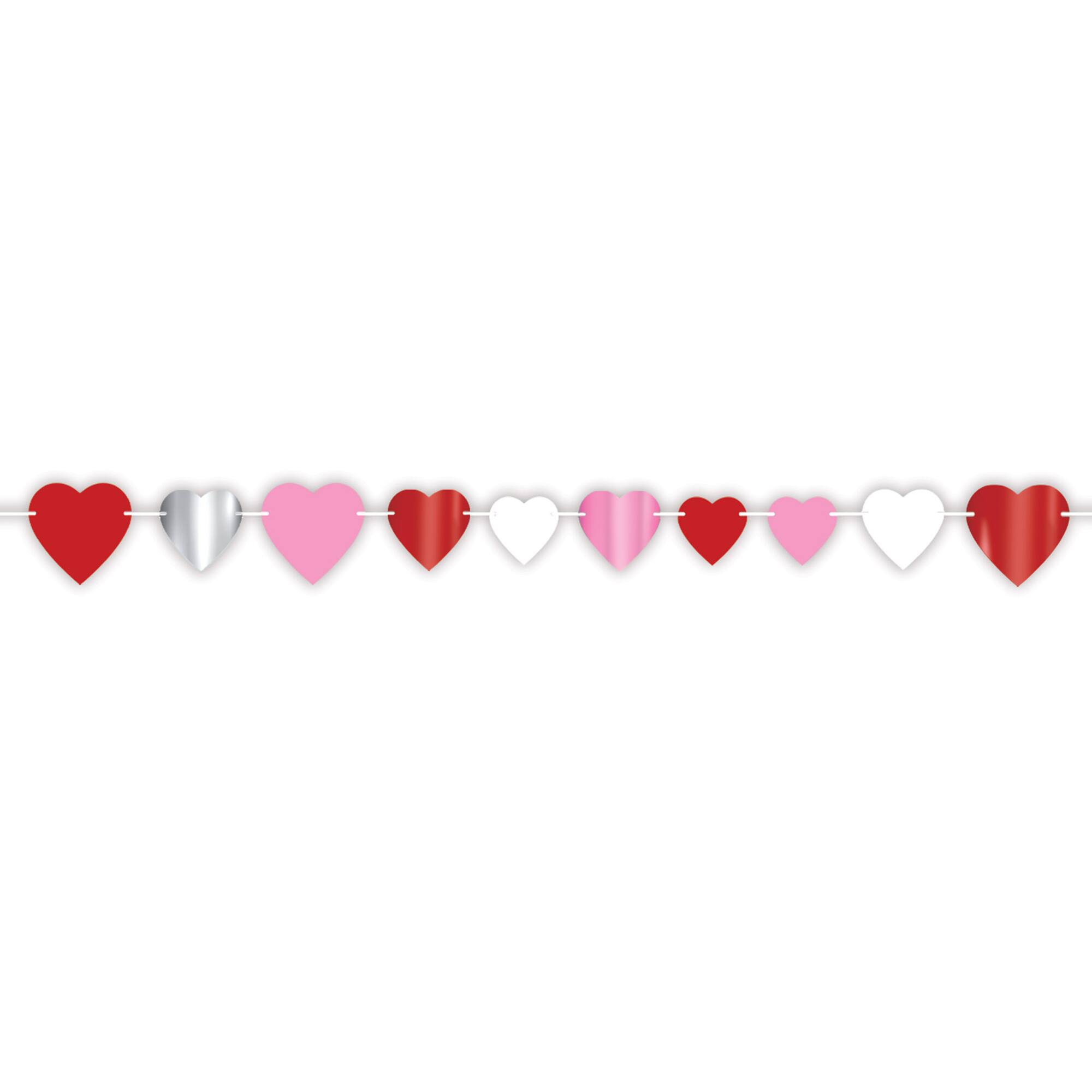 Beistle 6ft. Heart Streamer